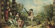 Jean-Antoine Watteau The Music Party Germany oil painting reproduction